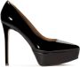 Kazar Zwart gelakte platform en stiletto pumps Black Dames - Thumbnail 2