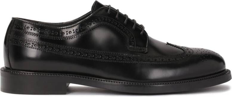 Kazar Zwarte brogues op een leren zool Black Heren