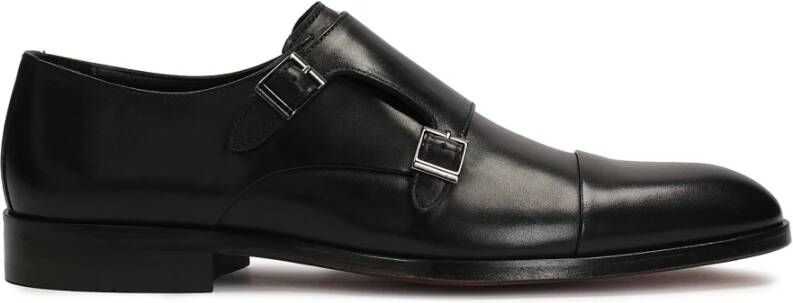 Kazar Zwarte casual monnikschoenen voor mannen uit de luxueuze collectie Black Heren