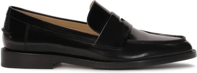 Kazar Zwarte Graanleren Stijlvolle Halfschoenen Black Dames