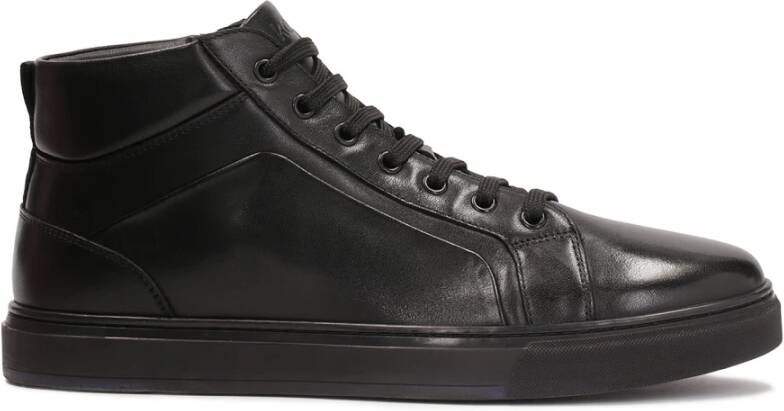 Kazar Zwarte heren hoge sneakers Black Heren