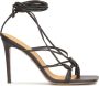 Kazar Zwarte hoge flip-flop sandalen met hak Black Dames - Thumbnail 1