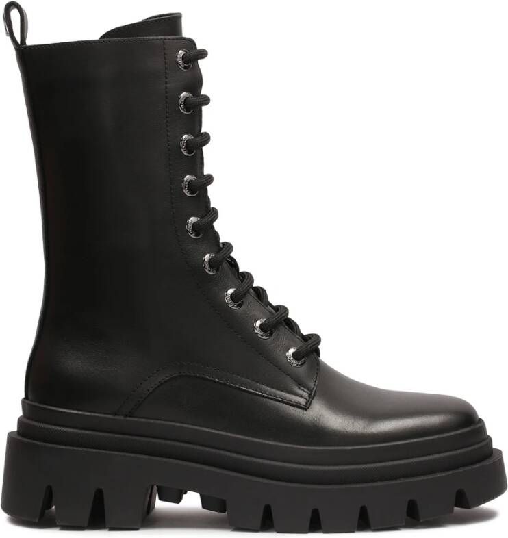 Kazar Zwarte laarzen in militaire stijl Black Dames