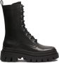 Kazar Zwarte laarzen in militaire stijl Black Dames - Thumbnail 1