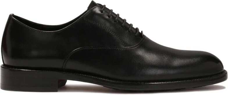 Kazar Zwarte leren halfschoenen uit de Limited Collection Black Heren