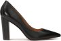 Kazar Zwarte leren pumps met een stabiele hak Black Dames - Thumbnail 1