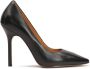 Kazar Zwarte leren pumps op een dunne stilettohak Black Dames - Thumbnail 1