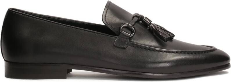 Kazar Zwarte loafers met kwastje Black Heren