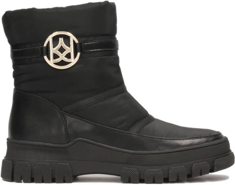 Kazar Zwarte monogram sneeuwlaarzen Black Dames