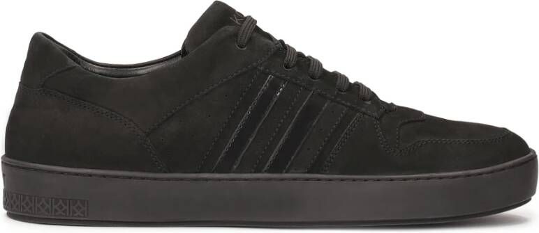 Kazar Zwarte nubuck sneakers Black Heren