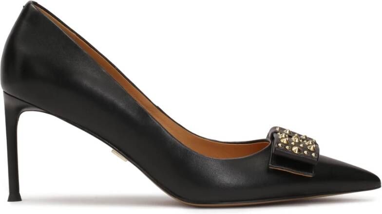 Kazar Zwarte pumps met grote versierde strikken Black Dames