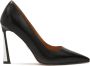 Kazar Zwarte pumps met hoge hakken en metalen inzetstukken Black Dames - Thumbnail 1