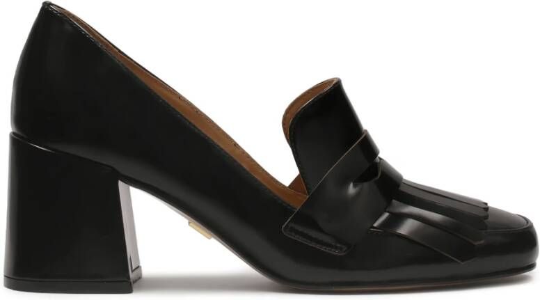 Kazar Zwarte pumps met kwastjes en een brede hak Black Dames