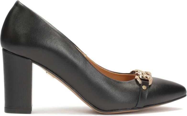 Kazar Zwarte pumps op een paal versierd met een ketting Black Dames