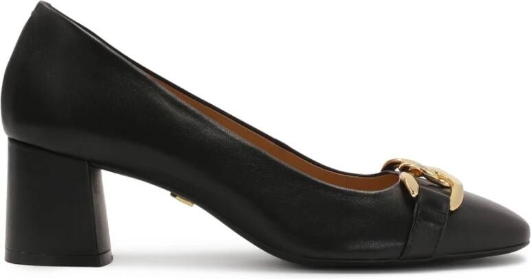 Kazar Zwarte pumps versierd met een dikke ketting Black Dames