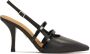 Kazar Zwarte slingback pumps met gelakte bandjes Black Dames - Thumbnail 1