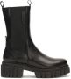 Kazar Zwarte slip-on Chelsea-laarzen op klavertjeszool Black Dames - Thumbnail 2