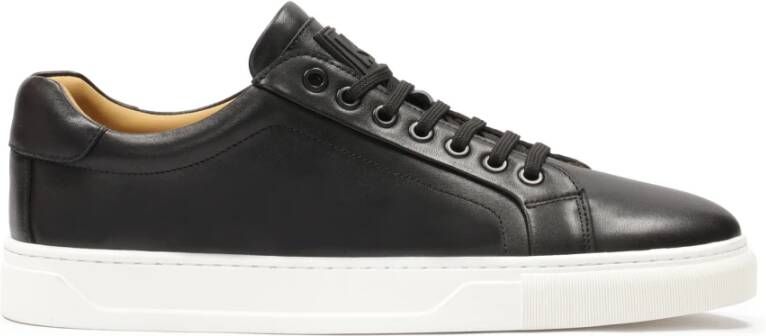 Kazar Zwarte sneakers op een witte zool Black Heren