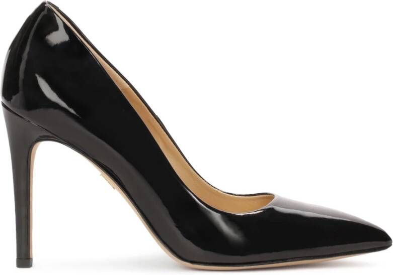 Kazar Zwarte Stiletto Pumps met Puntige Neuzen Black Dames