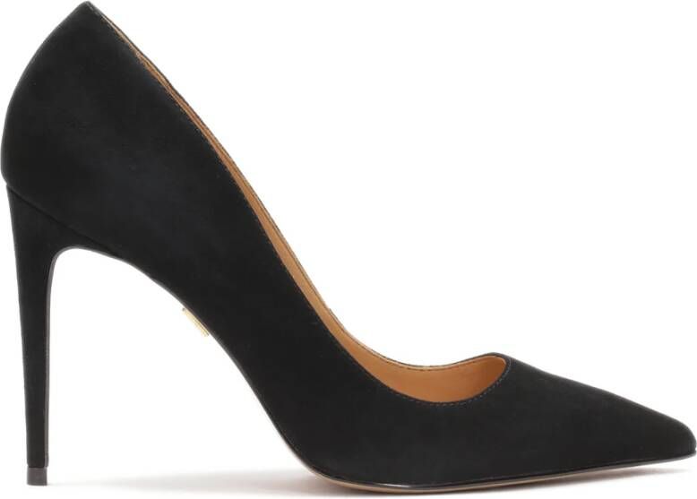 Kazar Zwarte suède pumps Black Dames