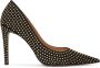 Kazar Zwarte suède pumps met gouden studs Black Dames - Thumbnail 1