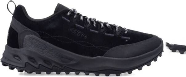 Keen Klimgeïnspireerde Leren Sneakers Zwart Black Heren