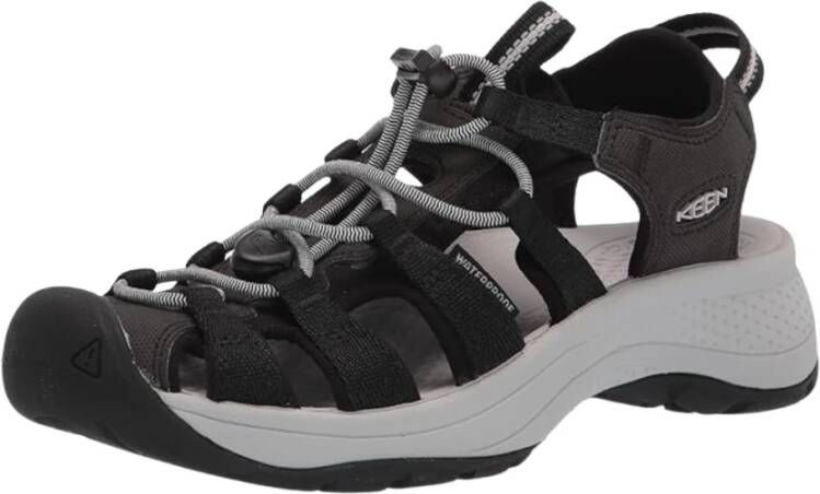 Keen Lifestyle Zwarte Sandalen Black Dames