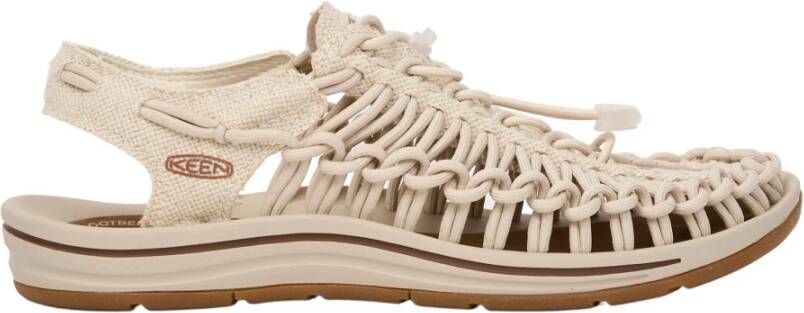 Keen Unieke Sandaal met Bungee Veters Beige Heren