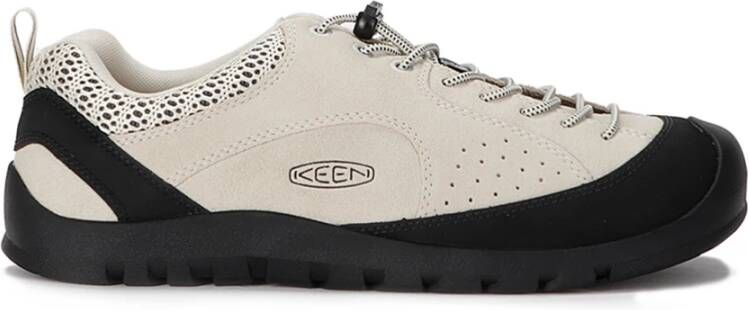 Keen Witte Suède Sneakers met Snelle Veters Beige Heren