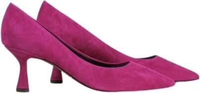 Kennel & Schmenger Fuchsia Suède Puntige Neus Pump Pink Dames