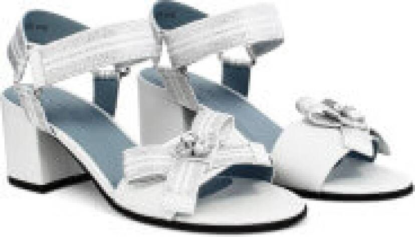 Kennel & Schmenger Inga Hoge Hak Sandalen Zilver White Dames