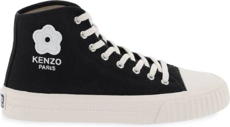 Kenzo Canvas Foxy High-Top Sneakers Black Dames