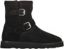 Kenzo Enkellaarzen met nep shearling en gespen Black Dames - Thumbnail 1