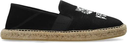 Kenzo Espadrilles met logo Black Heren