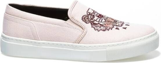 Kenzo Faded Pink Tiger Slip-On Skate Schoenen Roze Dames