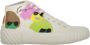 Kenzo Hoge canvas sneakers met contrastzool White Dames - Thumbnail 1