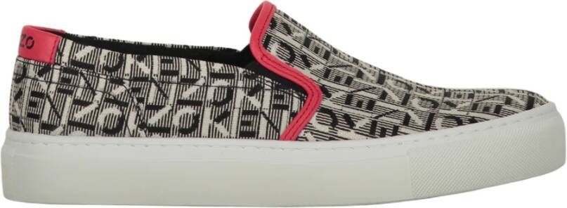 Kenzo Jacquard Logo Slip-On Sneakers Multicolor Dames