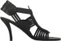 Kenzo Leren Sandalen met Hak Ronde Neus Black Dames - Thumbnail 1