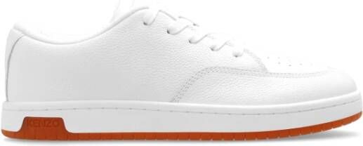 Kenzo Leren sneakers White Heren