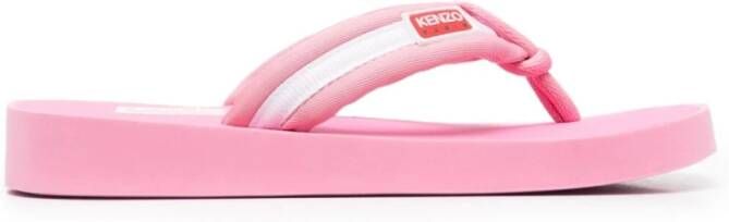 Kenzo Roze zomersandalen met bronzen details Roze Dames