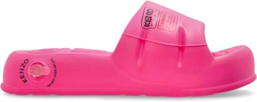 Kenzo Rubberen slides Pink Dames