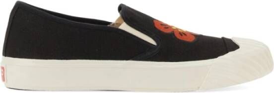 Kenzo Slip-On Rubberen Zool Sneaker Black Heren