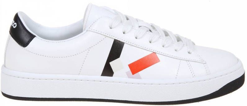 Kenzo Kourt K Logo Low-Top Sneakers White Dames