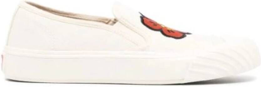 Kenzo Witte schoolsneakers voor heren White Heren