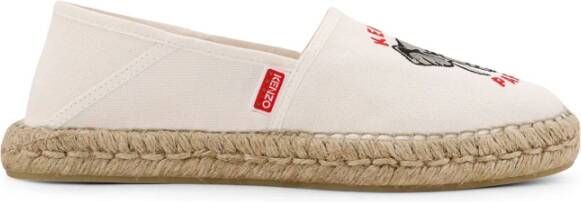 Kenzo Witte Espadrilles met Touwdetail White Dames