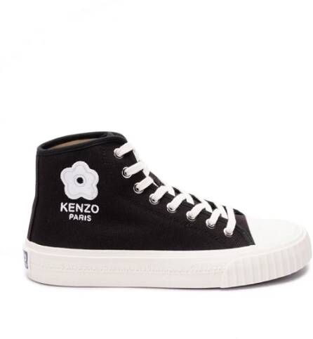 Kenzo Zwarte High-Top Sneakers Black Dames