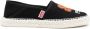 Kenzo Zwarte Slip-On Espadrilles Casual Flats Black Dames - Thumbnail 2