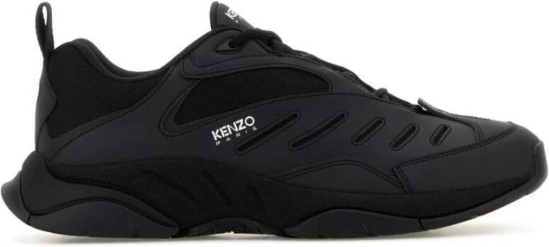 Kenzo Zwarte stof X-Trainer sneakers Black Heren