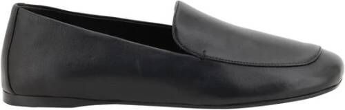 Khaite Monroe Leren Loafers Black Dames