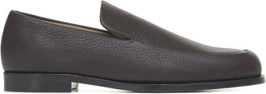 Khaite Stijlvolle Alessio Loafer Platte Schoenen Brown Dames